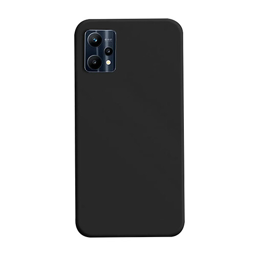 PHONECARE Coque Silicone Liquide pour Realme 9 Pro+ Plus - Noir