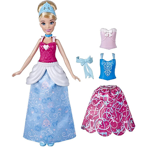 Disney poupée mannequin Cendrillon multi-tenues de 30 cm