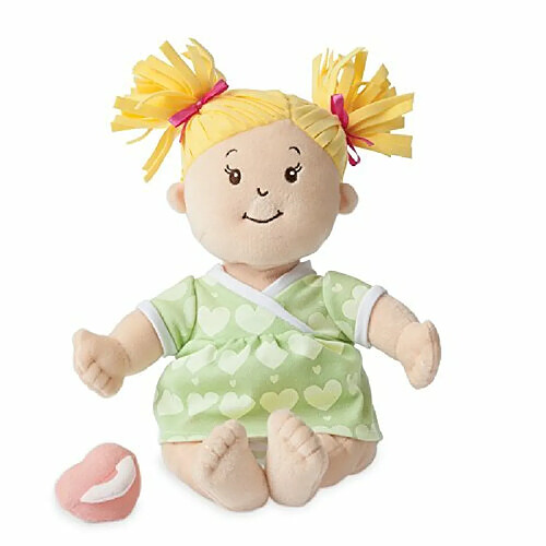 Manhattan Toy Baby Stella Blonde Soft First Baby Doll A partir de 1 an, 15