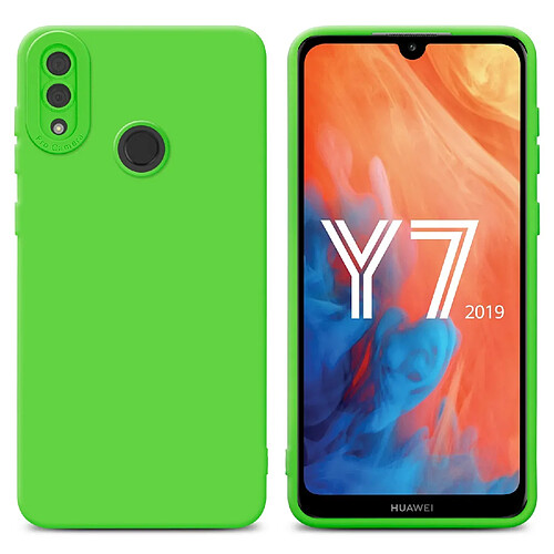 Cadorabo Coque Huawei Y7 2019 / Y7 PRIME 2019 Etui en Vert