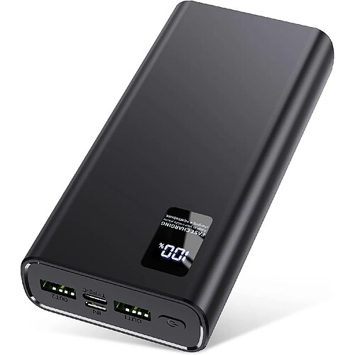 SANAG Batterie Externe 24000 Mah, Petite Mais Puissante (Sortie Et Entrée Usb C), 5 A, Power Bank Avec Fonction De Charge Rapide, Grande Capacité, Compatible Avec Iphone 14, 13, 12, Samsung, Apple Xiaomi