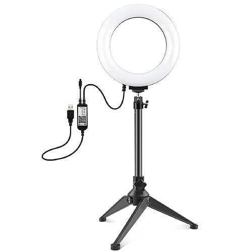 Yonis Ring Light LED RGBW Pour Photo Et Vidéo