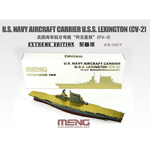 Meng Maquette Bateau Us Navy Air Aircraft Carrier U.s.s. Lexington [cv-2] Extreme Edition