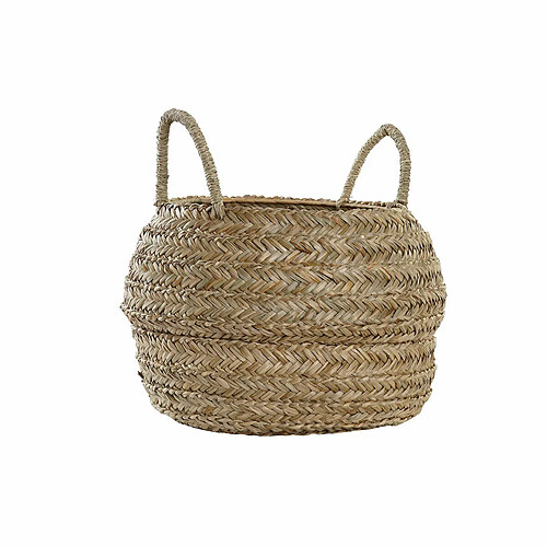 Panier décoratif DKD Home Decor Naturel Herbier marin Boho (40 x 40 x 30 cm)