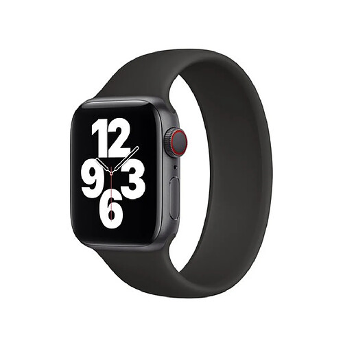 PHONECARE Bracelet Solo SiliconSense - Apple Watch Series 5 - 40mm (Poignet:177-200mm) - Noir