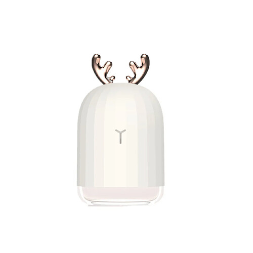 YP Select Mini-humidificateur USB monté sur véhicule en forme de dessin animé - Cerf blanc