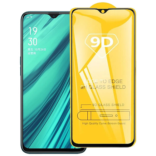 Wewoo Film de verre trempé de plein écran pour colle OPPO Reno2 F 9D