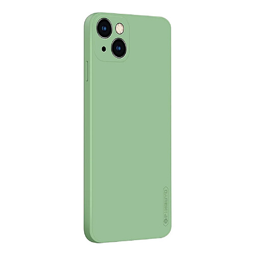 Coque en silicone, antichoc vert pour votre Apple iPhone 13 6.1 pouces