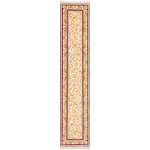 Vidal Tapis de couloir en laine 399x81 beige Darya