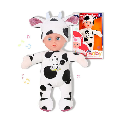 Bébé poupée Reig Vache 25 cm Jouet Peluche