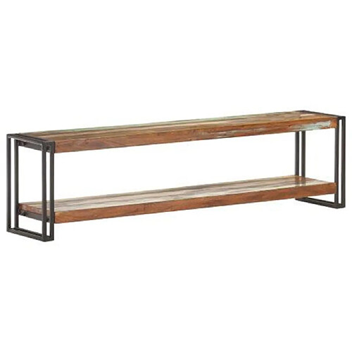 vidaXL Meuble TV 150x30x40 cm Bois de récupération massif