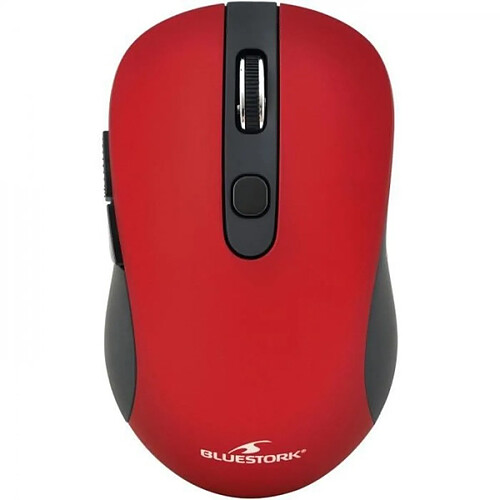 Bluestork Souris Sans Fil - 2,4 GHz - bouttons - Rouge