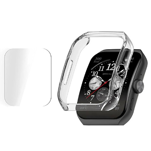 Coque en TPU anti-chocs pour votre Oppo Watch 3 Pro - transparent