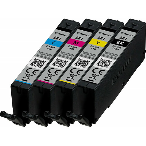 Canon Pack cartouches d'encre MultiPack CLI-581 BK/C/M/Y