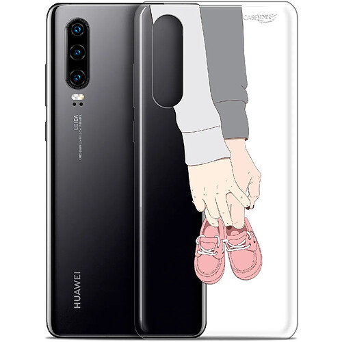 Caseink Coque arrière Huawei P30 (6.1 ) Gel HD [ Nouvelle Collection - Souple - Antichoc - Imprimé en France] A Deux Mon Bébé