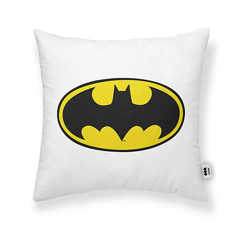 Housse de coussin Batman Batman White A Blanc 45 x 45 cm