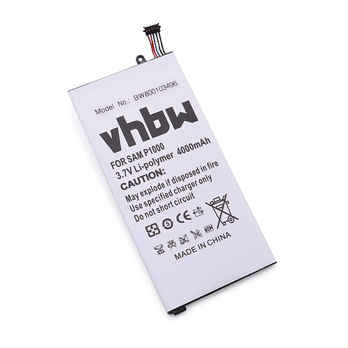 vhbw batterie remplace Samsung AA1ZA18BS/T-B, AA31D26, B056H004-001, SP4960C3A pour tablette tablet (4000mAh, 3,7V, Li-Polymère)