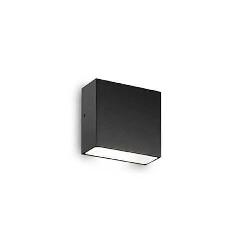 Ideal Lux Applique murale extérieur Tetris-1 Métal,Aluminium Noir