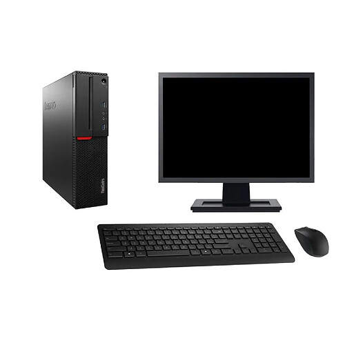 PC Lenovo M800 SFF Ecran 27" Intel i7-6700 RAM 32Go Disque 500Go Windows 10 Wifi · Occasion