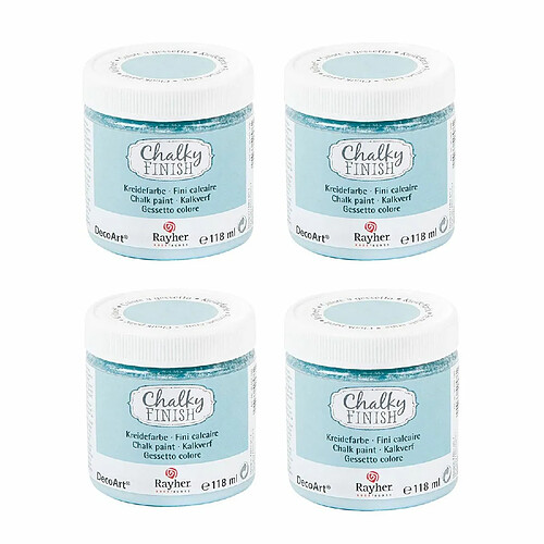 Rayher Peinture craie Chalky Finish 472 ml - bleu gris