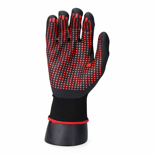 Gants de travail EDM Nitrile Métal Industriels Noir Lycra - 8