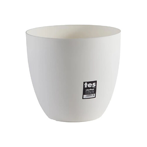 PLASTIKEN Pot de fleurs bol Tes - 26 cm - Blanc