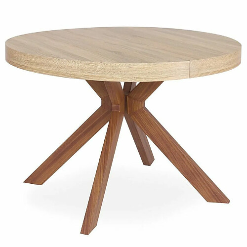 Paris Prix Table Ronde Extensible Zefane 160-260cm Naturel