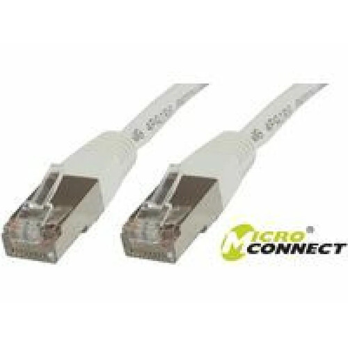 Disney Microconnect stp620 W 20 m CAT6 F/UTP (FTP) Blanc – Câble de réseau (RJ-45, RJ-45, Mâle/Mâle, Cat6, F/UTP (FTP), blanc)