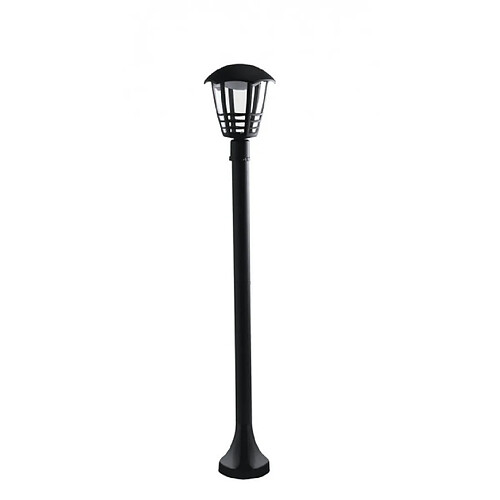 Fan Europe Borne de jardin Cloe 1 ampoule Polycarbonate,aluminium Noir