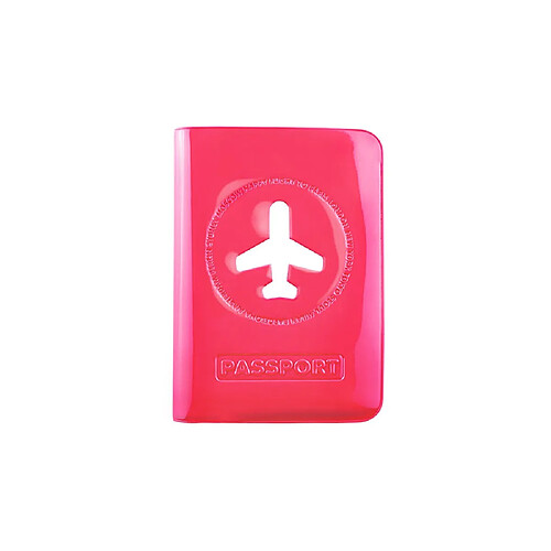 Ac-Deco Porte passeport - 10,3 x 13,7 x 0,5 cm - Rose