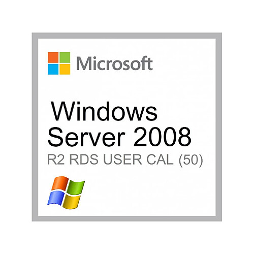 Microsoft Windows Server 2008 R2 Remote Desktop Services (RDS) 20 user connections - Clé licence à télécharger - Livraison rapide 7/7j