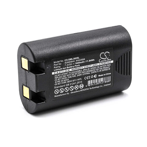 vhbw Li-Ion batterie 1600mAh (7.4V) pour imprimante photocopieur scanner imprimante à étiquette 3M PL200