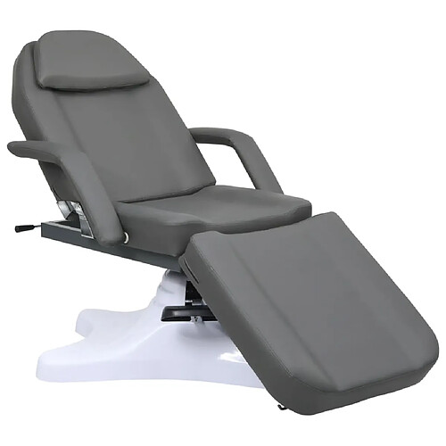 vidaXL Table de massage Gris 180x62x(86,5-118) cm