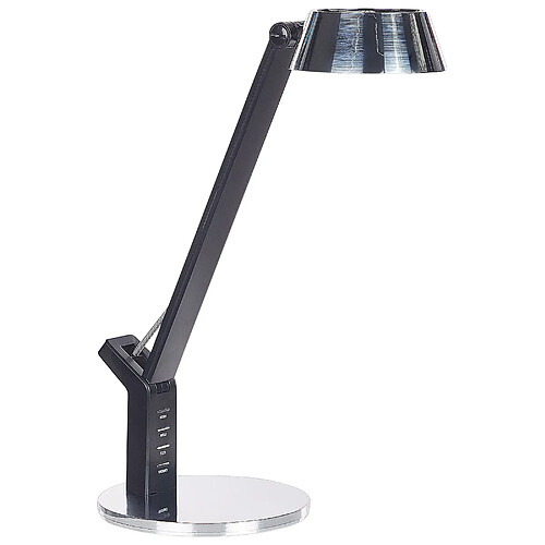 Beliani Lampe de bureau CHAMAELEON Argenté