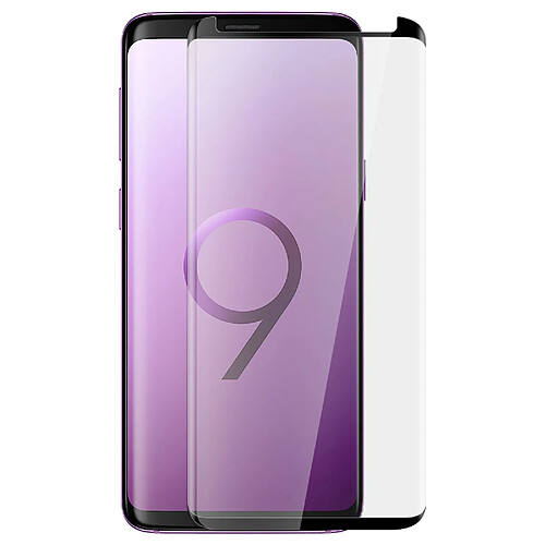 Akashi Film Galaxy S9 Verre Trempé Ecran Intégrale Incurvé - Bords Noirs