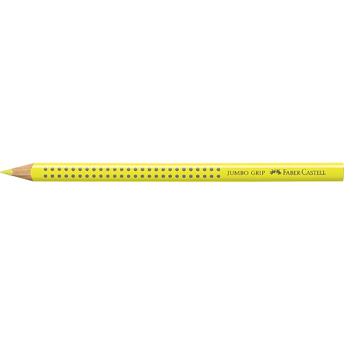 FABER-CASTELL Crayons de couleur JUMBO GRIP, jaune lumière ()