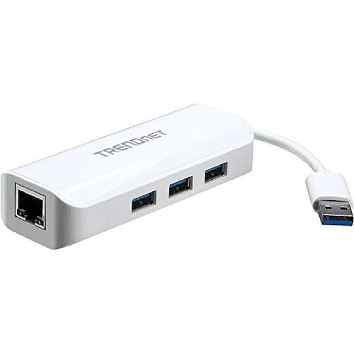 TRENDnet Adaptateur USB3.0 vers Gigabit Hub 3 Ports USB 3.0 - PC/MAC