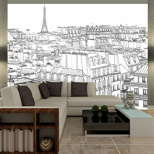 Paris Prix Papier Peint Croquis Parisien 309 x 400 cm