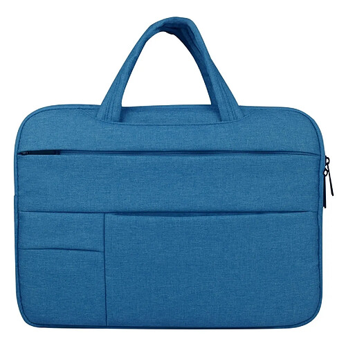 Wewoo Sacoche pour ordinateur portable bleu 13,3 pouces et ci-dessous Macbook, Samsung, Lenovo, Sony, DELL Alienware, CHUWI, ASUS, HP portable, Universel poches multiples Oxford chiffon doux poignée sac de tablette