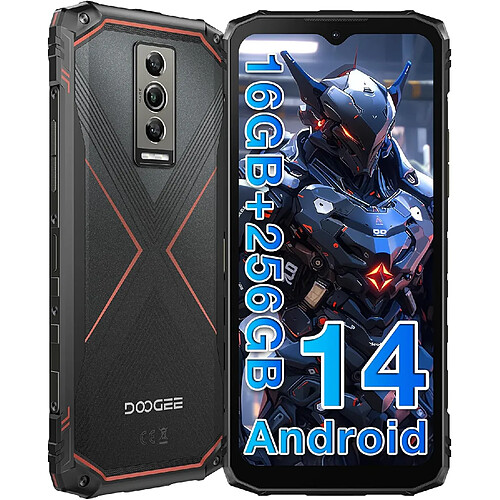 DOOGEE Blade10 Pro 6GB(6+10)+ 256GB 50MP 6.56" HD+ 9OHz 5150mAh Android 14 téléphone portable