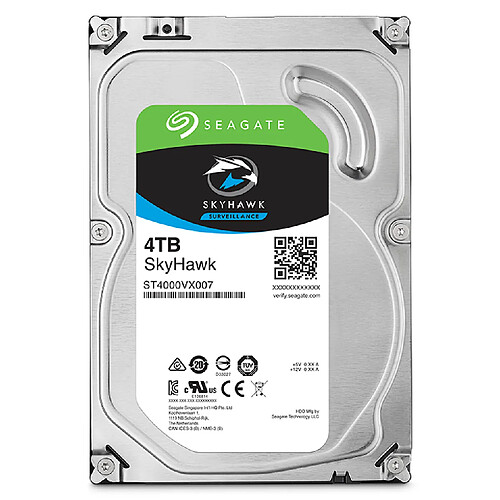 Seagate Technology SkyHawk 4 To - 3.5'' SATA III 6 Go/s - Cache 64 Mo