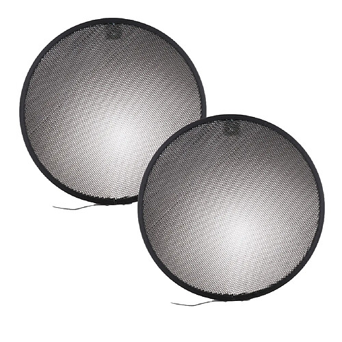 2pcs Maille De Grille En Nid D'abeille De 10 Degrés Pour Plat D'abat-jour De Diffuseur De Réflecteur De 7 ""