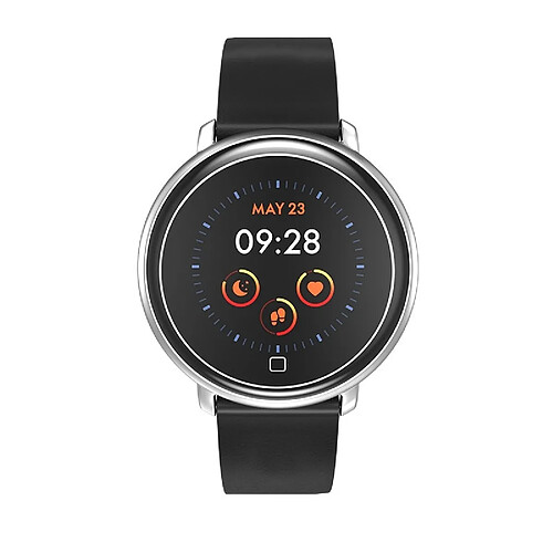 Wewoo Bracelet connecté HW03 Écran couleur IPS de 1,3 pouces Smartwatch IP67 imperméableBracelet en siliconeRappel d'appel de soutien / Surveillance de la fréquence cardiaque / de la pression artérielle / du sommeil / de l'oxygène sanguin Noir