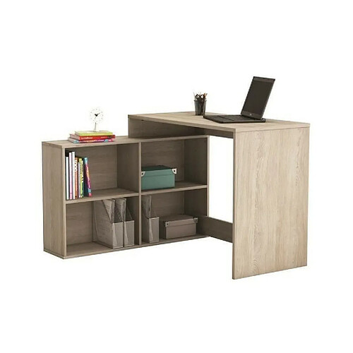 NAGANO Bureau dangle contemporain decor chene Shannon - L 112 cm