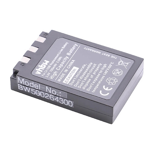 Vhbw Batterie 700mAh OLMYPUS remplace Li-10B / Li-12B