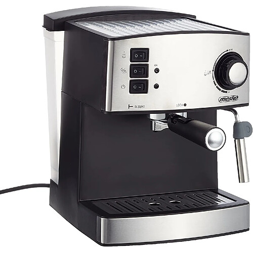 Mesko machine à expresso de 15 bars 850W gris noir