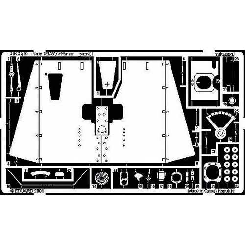 Flak 36/37 88 mm Fotoätzsatz - 1:35e - Eduard Accessories