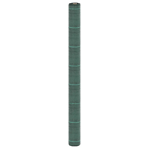 vidaXL Membrane anti-mauvaises herbes vert 1,5x100 m PP