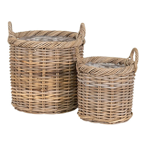 EPIKASA Lot de 2 Paniers Décoratifs de Rangement Gili