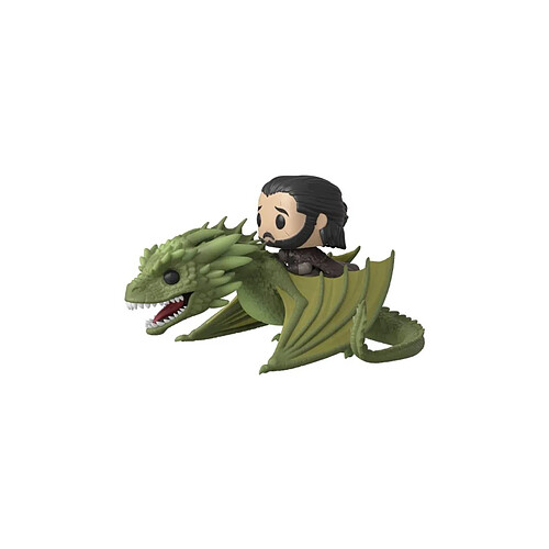 Funko Game of Thrones - Figurine POP! Rides Jon Snow & Rhaegal 18 cm